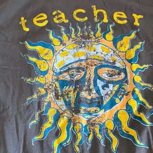 Teacher tee size medium